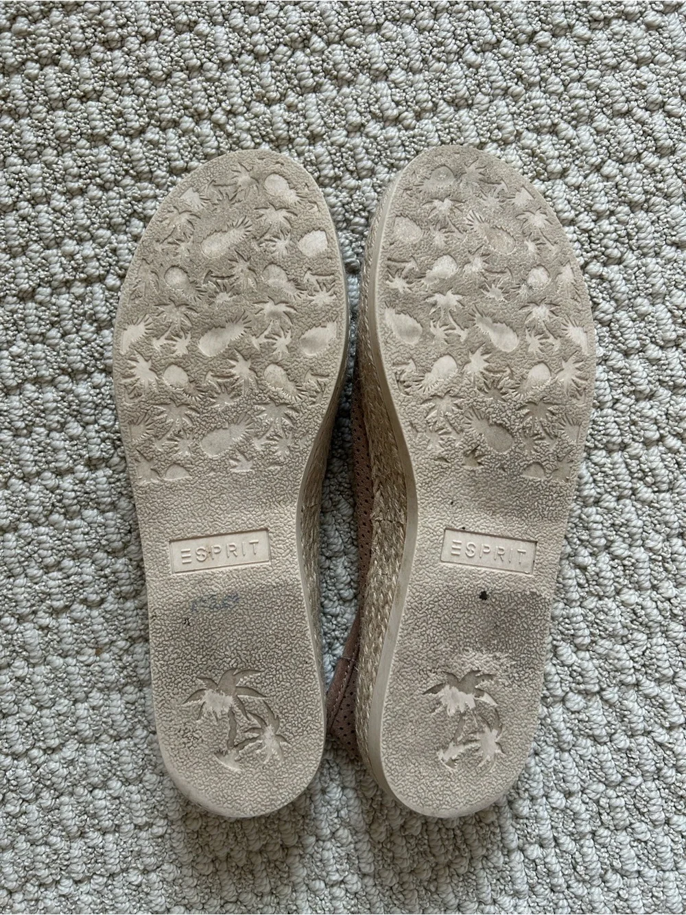 Esprit Espadrilles Loafers Tan Brown Women’s Size 8